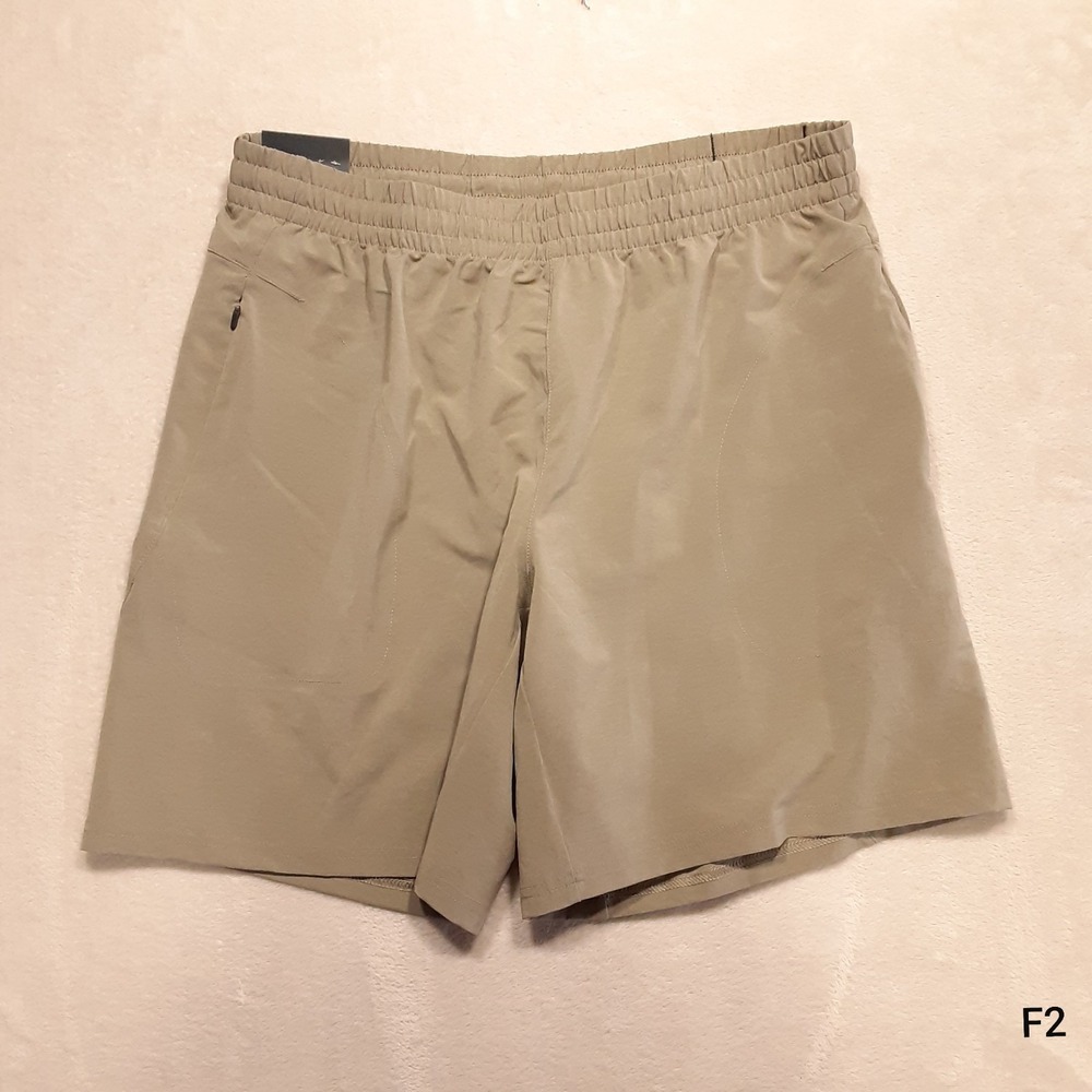 VRST Men's 8" Elevate Shorts Large Earl Grey Relaxed Fit MAX231403 Towel Loop - Picture 11 of 11